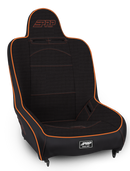 PRP Premier High Back Suspension Seat- Black/Orange Tweed-1
