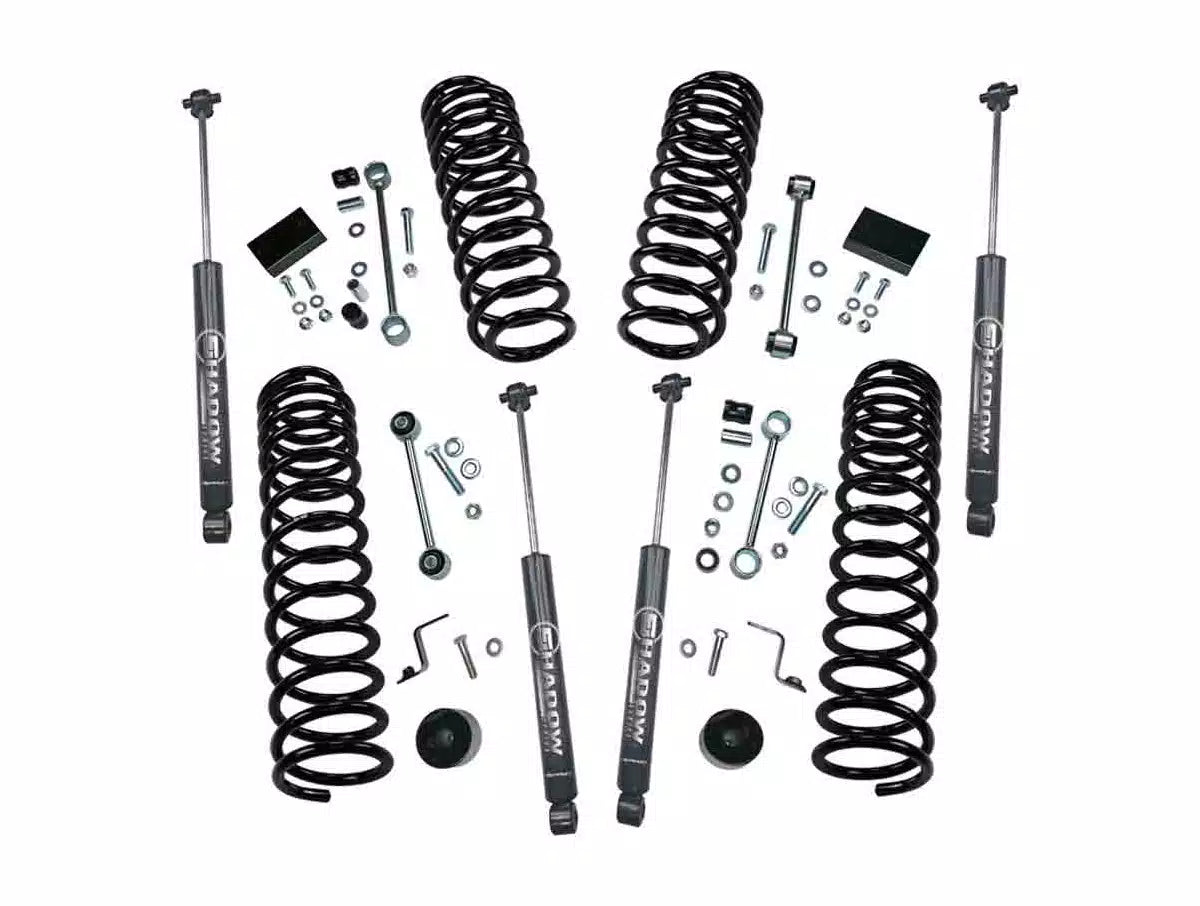 Superlift 18-20 Jeep Wrangler JL Unlimited 2.5in Dual Rate Coil Lift Kit w/ Superlift Shadow Shocks