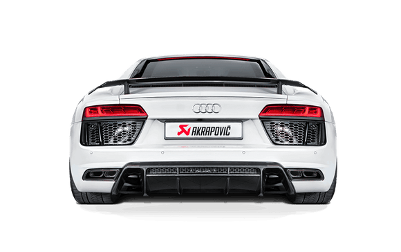 Akrapovic 16-17 Audi R8 5.2 FSI Coupe/Spyder Slip-On Line (Titanium) w/ Carbon Titanium Tips