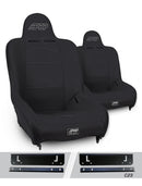 PRP 97-02 Jeep Wrangler TJ Premier High Back Suspension Seats Kit (Pair) - Black-1