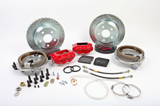 Baer SS4 Fits 1960-87 Chevy/GMC C10 2WD Trucks w/OE Large Pattern 10/12 Bolt C-clip (BIH) Housing Ends, 5 Lug (5x5"BC)