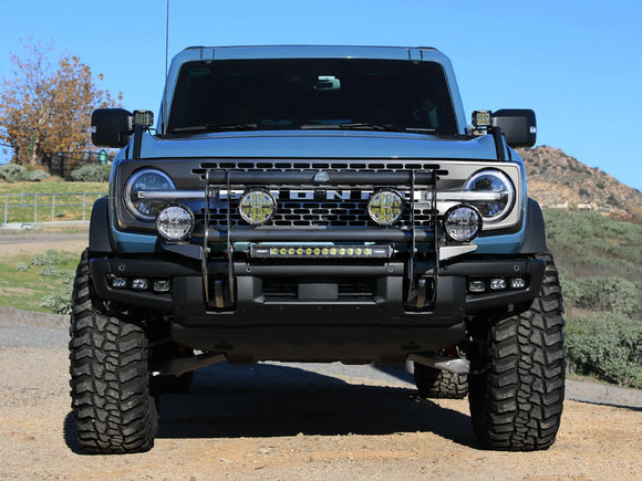 aFe POWER Terra Guard Bull Bar with RIGID Lights Ford Bronco 21-25