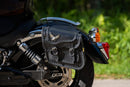 Willie & Max Universal Black Magic Compact Slant Saddlebags (12 in L x 9.5 in W x 5.5 in H) - Black-4