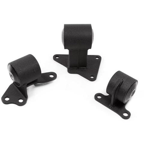 Innovative 90-93 Accord F-Series Black Steel Mounts 75A Bushings (Auto Trans)