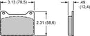 Wilwood Pad Set BP-20 7912-20 Powerlite (.49in Thick)-2