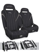 PRP Polaris RZR 570 GT/S.E. Suspension Seats Kit (Pair) - Black & Gray-1
