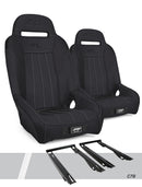 PRP Polaris RZR PRO XP GT/S.E. Suspension Seats Kit (Pair) - Black-1