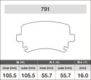 iSWEEP Brake Pads | Rear • PQ35 A3/Q3/TT/TTS/TT RS, GTI/Golf R-2