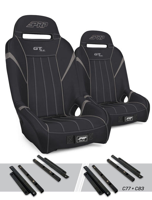 PRP GT/S.E. Suspension Seats Kit for Polaris General, RZR S 900, 900 Trail, Trail, XP 1000, Turbo, T