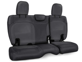 PRP 2018+ Jeep Wrangler JLU/4 door Rear Bench Cover with Leather Interior - Black/Grey