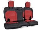 PRP 2018+ Jeep Wrangler JL/2 Door Rear Bench Cover - Black/Red-1