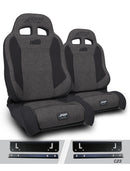PRP 97-02 Jeep Wrangler TJ Enduro Elite Suspension Seat (Pair) - Trek Edition - Gray-1