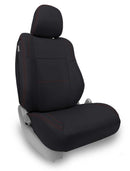 PRP 12-15 Toyota Tacoma Front Seat Covers/ TRD/Sport Edition (Pair) - Black with Red Stitching-1
