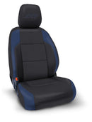 PRP 6-23 Toyota Tacoma Front Seat Covers (Pair) - Black/Navy Blue-1