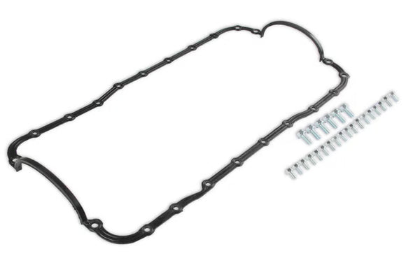 Mr. Gasket One-Piece Molded Rubber Oil Pan Gasket Kit Fits 1962-2001 Ford 221, 260, 289, 302 Small Block V8