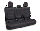 PRP 2020+ Jeep Gladiator JT Rear Bench Cover for with Cloth Interior - Black with Red Stitching-1