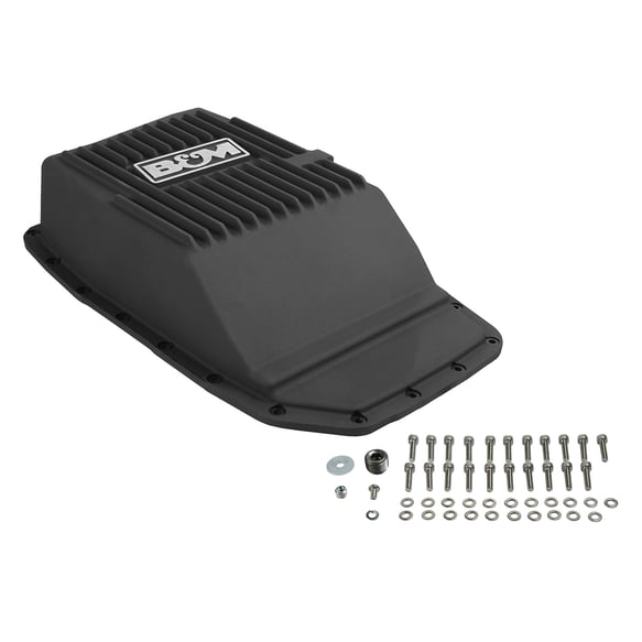 B&M 2009-2019 FORD F150 CAST TRANS PAN. 6R80 - 0