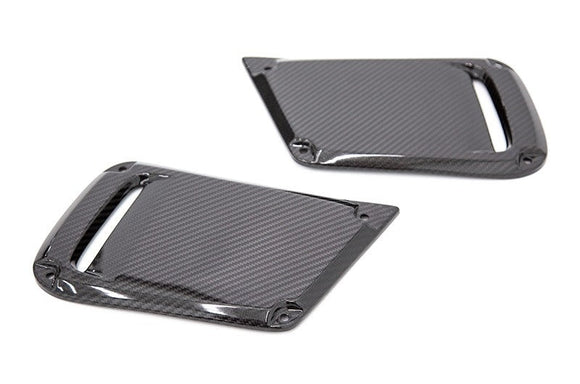 OLM LE Dry Carbon Fiber JDM Facelift Bezel Cover (No Fog Hole) - 18 WRX STI