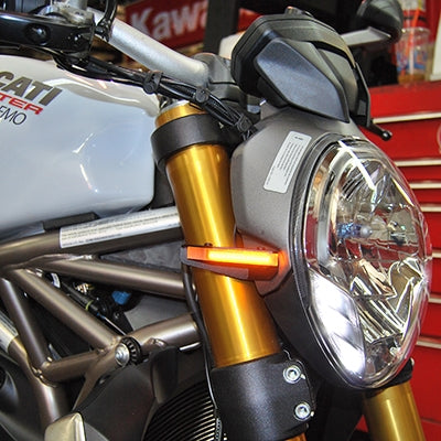New Rage Cycles 10-14 Ducati Monster 796 Front Turn Signals