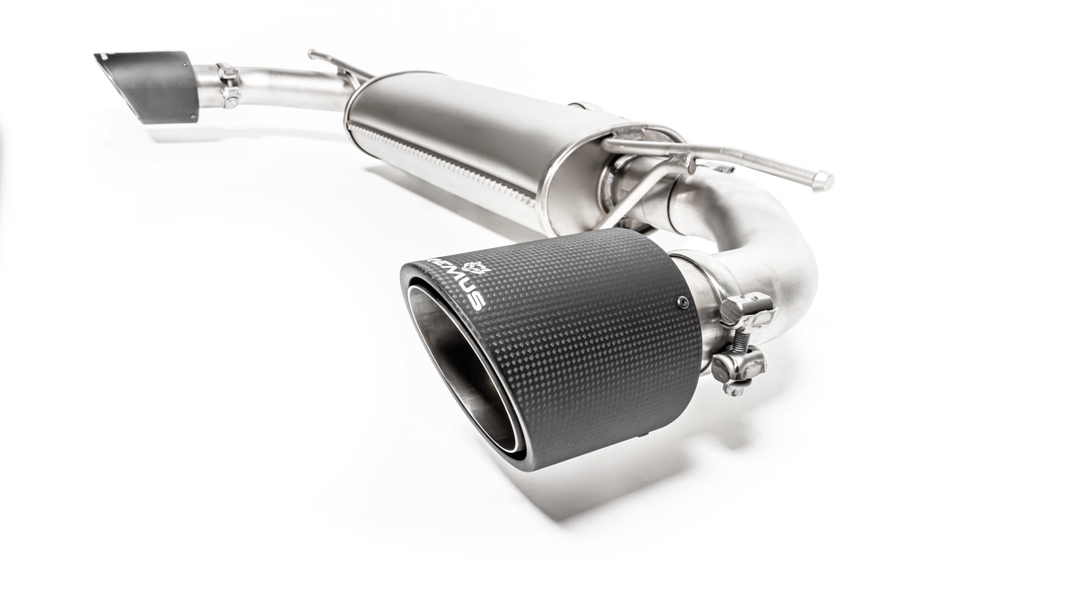 Remus 2018+ Volkswagen GTI (w/GPF) Axle Back Exhaust w/Conn Tube/Front Section/Chrome Tail Pipes - 0