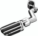 Kuryakyn Pilot Pegs With Offset Mounts 1-1/4inch  Clamps Chrome-1