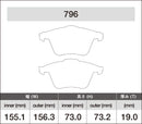 iSWEEP Brake Pads | Front • TT/TTS 8J, Golf R Mk6-2
