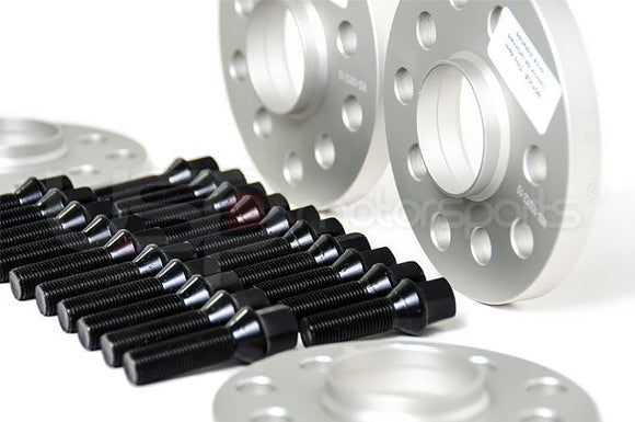 SPULEN Wheel Spacer & Bolt Kit- 10 & 15mm with Black Conical Seat Bolts