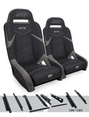 PRP Honda Talon GT3 Suspension Seats Kit (Pair) - Black & Gray-1