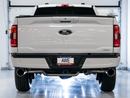AWE 0FG Dual Split Rear Exhaust for '21+ Ford F-150 - 5" Chrome Silver Tips-4