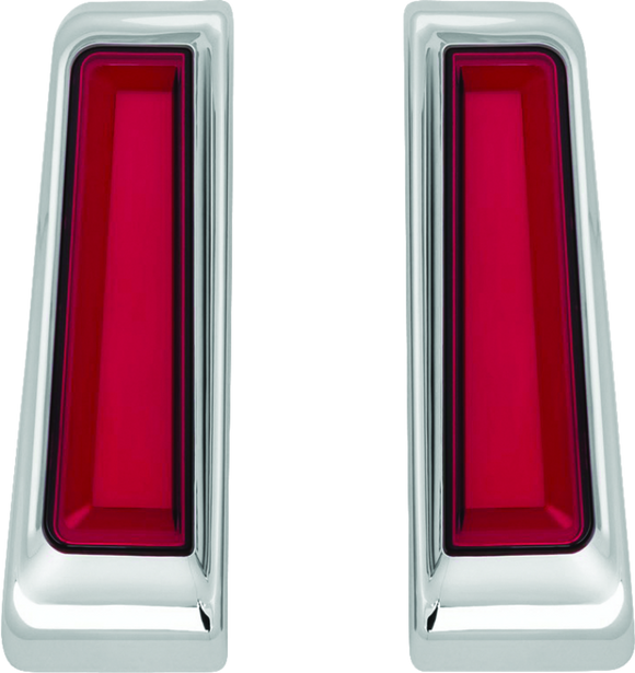 Kuryakyn Tracer L.E.D. Inserts For Saddlebag Supports Chrome