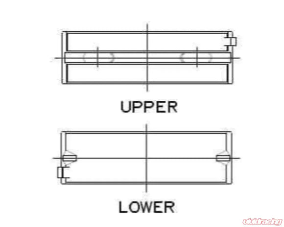 ACL Toyota/Lexus 2JZGE/2JZGTE 3.0L Standard Size High Performance Main Bearing Set