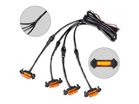 Cali Raised 16-23 Toyota Tacoma Trd Pro Grille Raptor Led Light Kit - W/ Add A Fuse