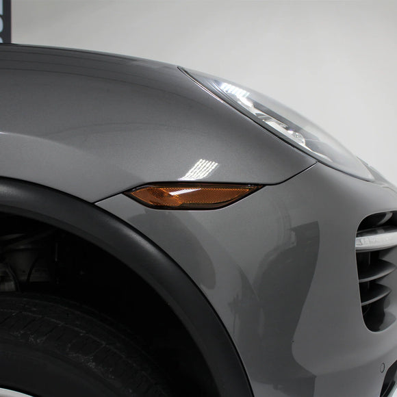 Flat 6 Motorsports - Clear or Smoked LED Side Markers (Cayenne 11-14)