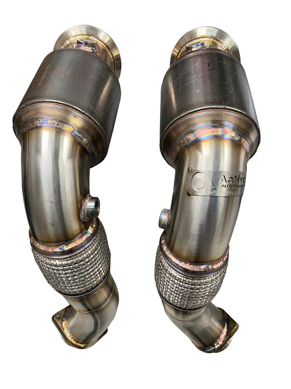 Active Autowerke S63 AFlow F10 Catted Downpipes | V8 BMW M5 M6