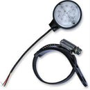Burly Brand LED Turn Signals Fork Mount Universal - Black/Amber-1