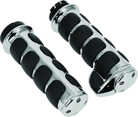 Kuryakyn ISO Grips With Throttle Boss Dual Cable Chrome