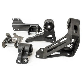 Innovative 90-93 Integra K-Series Black Steel Mounts 85A Bushings (Not K24 Trans)