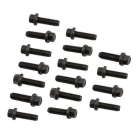 Mr. Gasket Header Bolts - M8-1.25 x 25mm Hex Head - Black Oxide