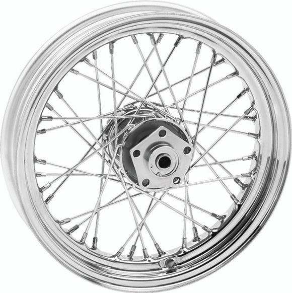 Bikers Choice 73-83 FL FX Chrome 16 Inch Dual Flange Wheel Replaces H-D 40968-73