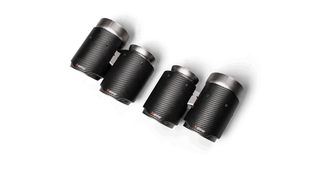 Akrapovic 2018+ BMW M2 Competition/M2 CS (F87N) Slip-On Line (Titanium) w/Carbon Fiber Tips