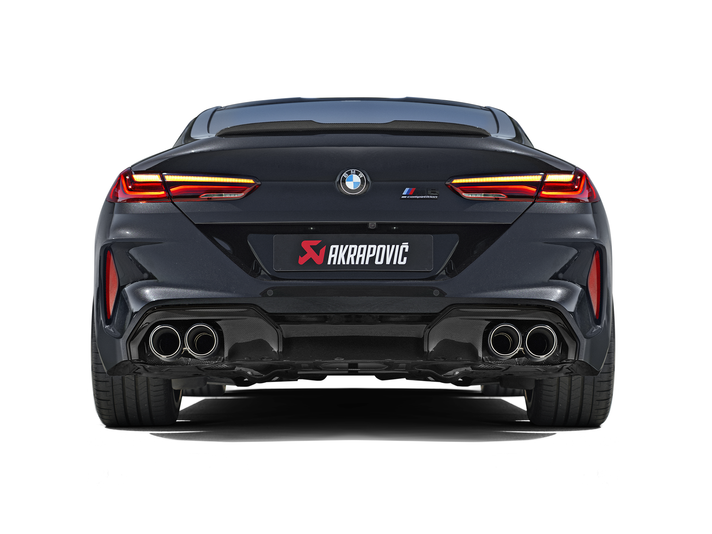 Akrapovic 2020-2024 BMW M8/M8 Competition (F91/F92) Evolution Line Cat Back (Titanium) w/Carbon Tips - 0