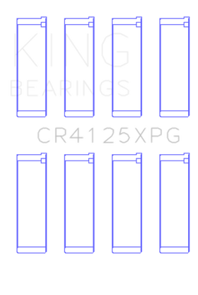 King Subaru EJ20/EJ22/EJ25 (Suites 52mm Journal Size) Tri-Metal Perf Rod Bearing Set - Size STD - 0