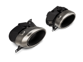 Akrapovic 20-25 911 Turbo / Turbo S / Cabriolet / Sport Classic (992) Slip-On Race Line (Titanium) w/Titanium Tips - 0