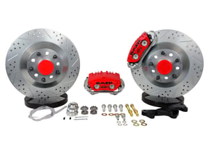 BAER BRAKES 13 Clsc Brake Sys Frt Red Wilwood Fits Applications Using Wilwood Pro MII Spindes, 5x4.5" BC