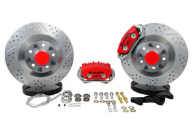 BAER BRAKES 13 Clsc Brake Sys Frt Red Wilwood Fits Applications Using Wilwood Pro MII Spindes, 5x4.75" BC