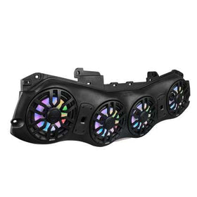 Jeep JL/JLU/JT 2024–2025 Overhead Sound Bar – Loaded with 4 x 8” NXL-IQ8 Marine Speakers - 0