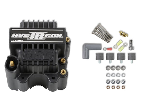 MSD Ignition Coil. HVC-III W/CS. Black