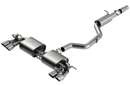 Borla 2018+VW Golf R MK7.5 2.0L S-Type CatBack Exhaust w/ Resonator