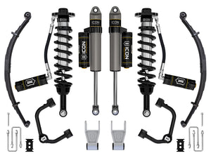 21-23 Ford F150 Tremor 4WD 2.5-3" Stage 3 Suspension Sys Tubular UCA / Leaf Pack
