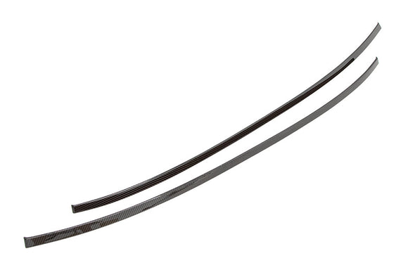 OLM LE Dry Carbon Rain Channel Guard Trim - 15 WRX STI